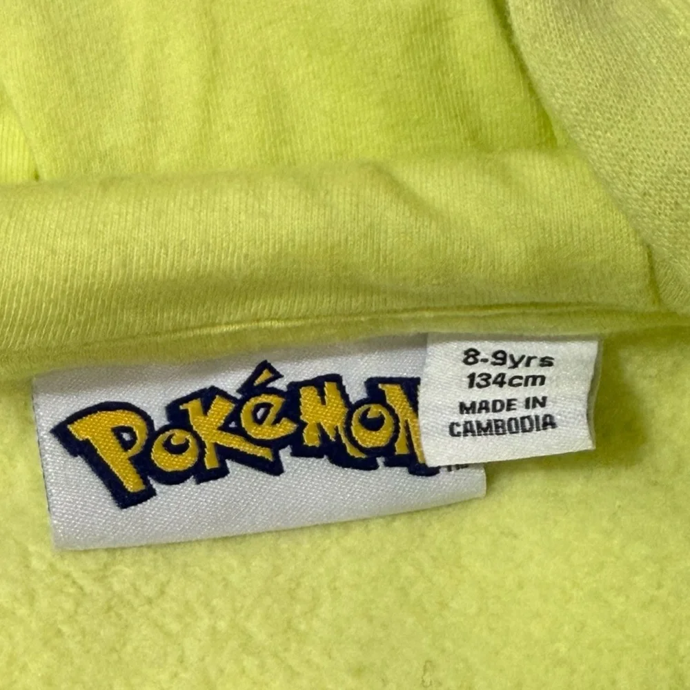 Pokemon Charizard Neon Yellow Graphic Hoodie - Boys Size 8-9 Yrs